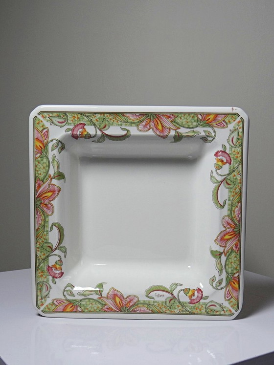 Image 1 of Set di 4 piatti/vassoi Tiffany Boutique, in ceramica italiana vintage.