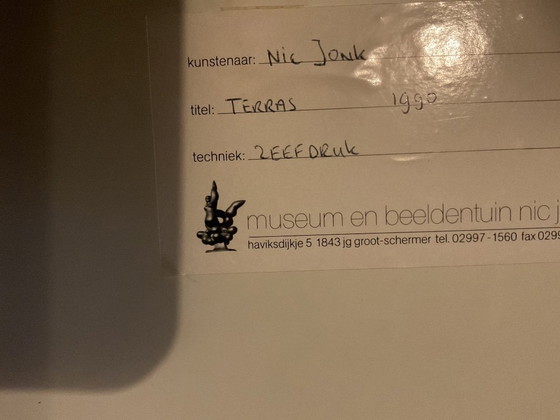 Image 1 of Serigrafia di Nic Jonk La terrazza