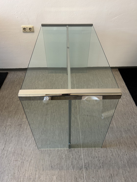 Image 1 of Gallotti & Radice - Desk/Console - President Scrivania - Glass/Chrome