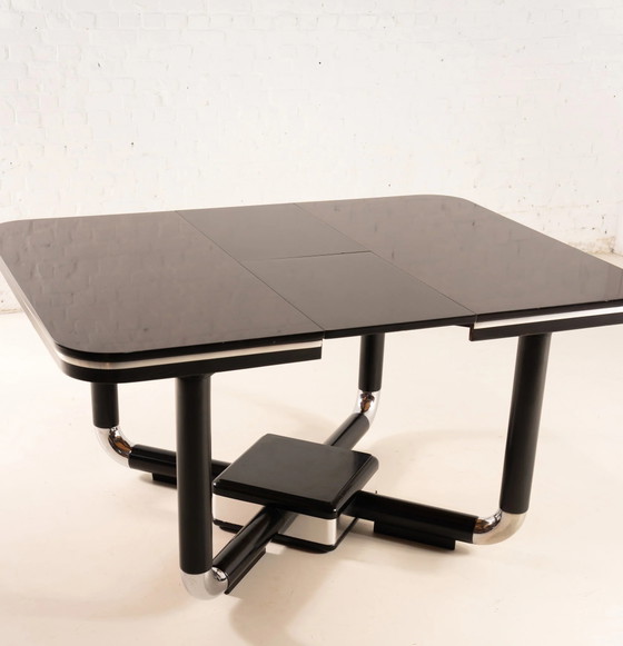 Tavolo in legno robusto anni '80 – Mobili, Wood, Metal, Modern (photo 5 of 8)