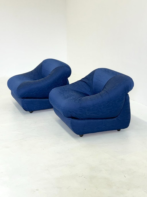 Fauteuils Blue Airborne de l'ère spatiale