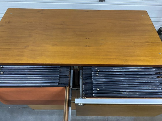 Image 1 of Desk with file cabinet and photo brochure MIM