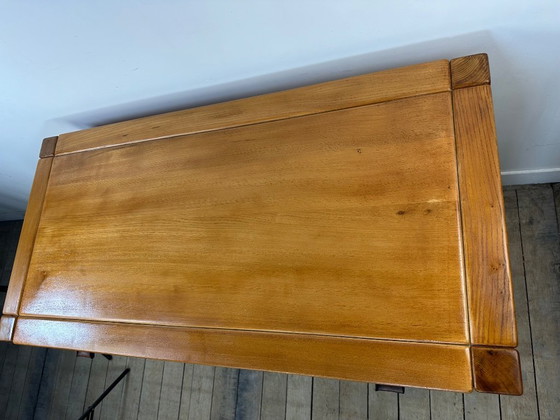 Image 1 of Chest of drawers in solid elm, Maison REGAIN, 1970