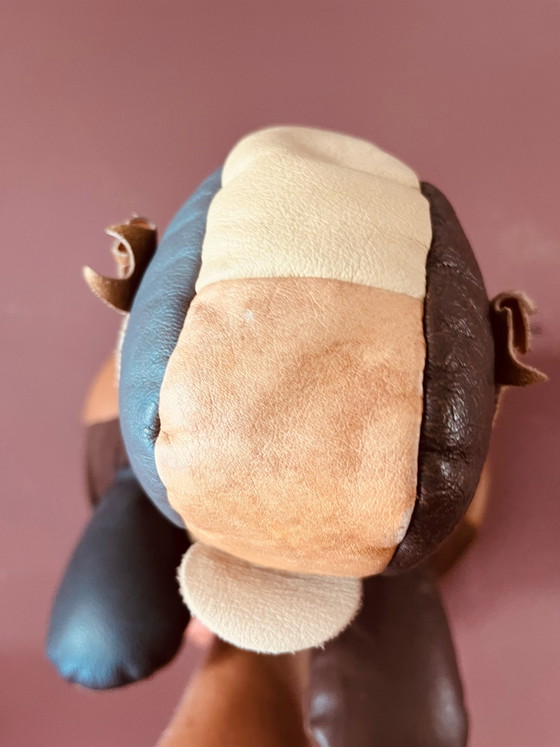 Image 1 of Unique! 70s Design Zoomorphic leather turtle