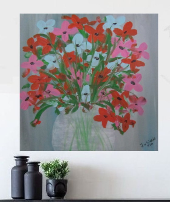 Image 1 of Flowers in Vase Painting (7)