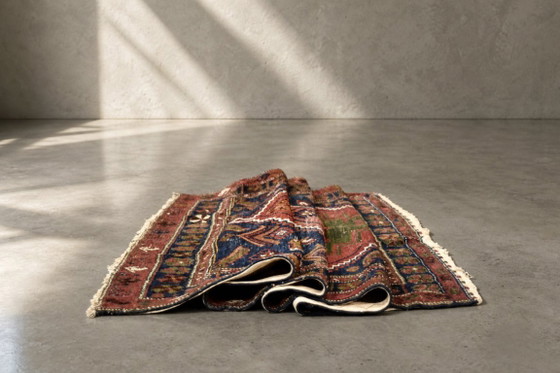 Tappeto tribale orientale vintage tessuto a mano, anni '40 – Oggetti decorativi, Wool (photo 12 of 15)