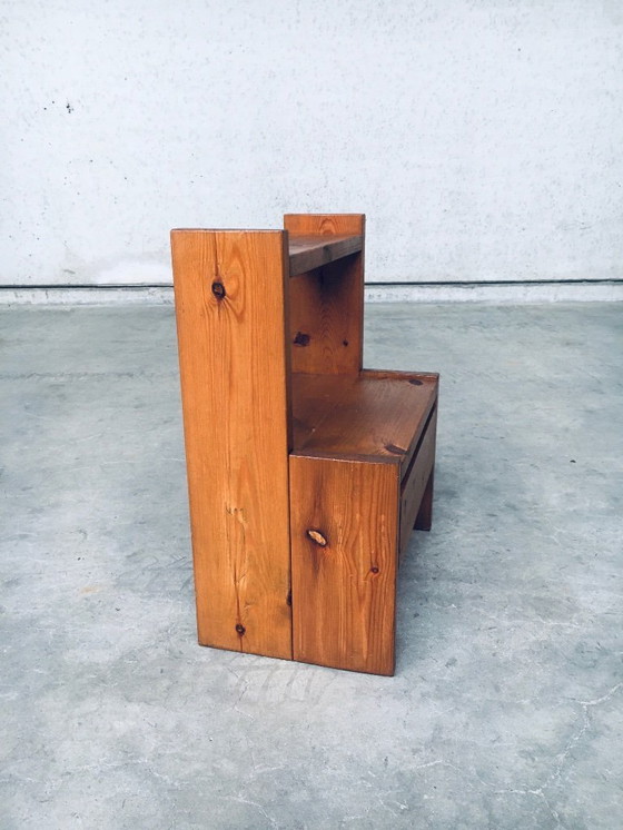 Image 1 of Midcentury Scandinavian Design Pine Bedside Table Set, 1960's Sweden