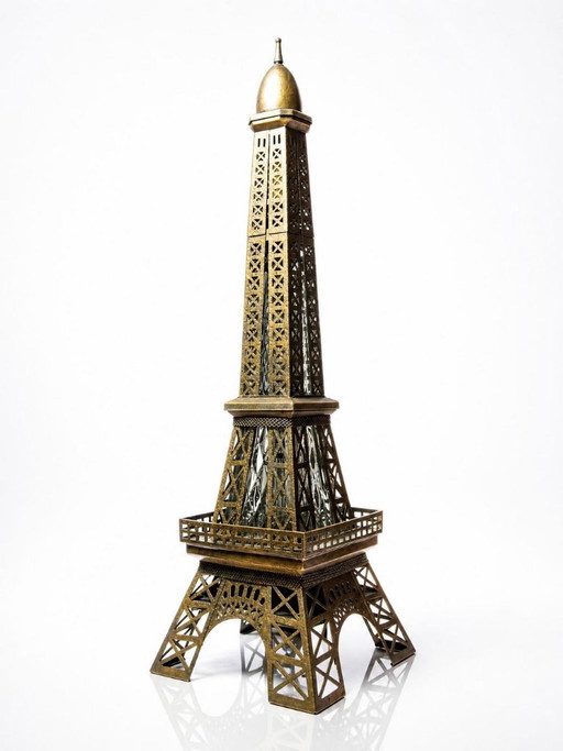 Grote Eiffeltoren muziekfles "Le Fiacre" vintage Japan collectie