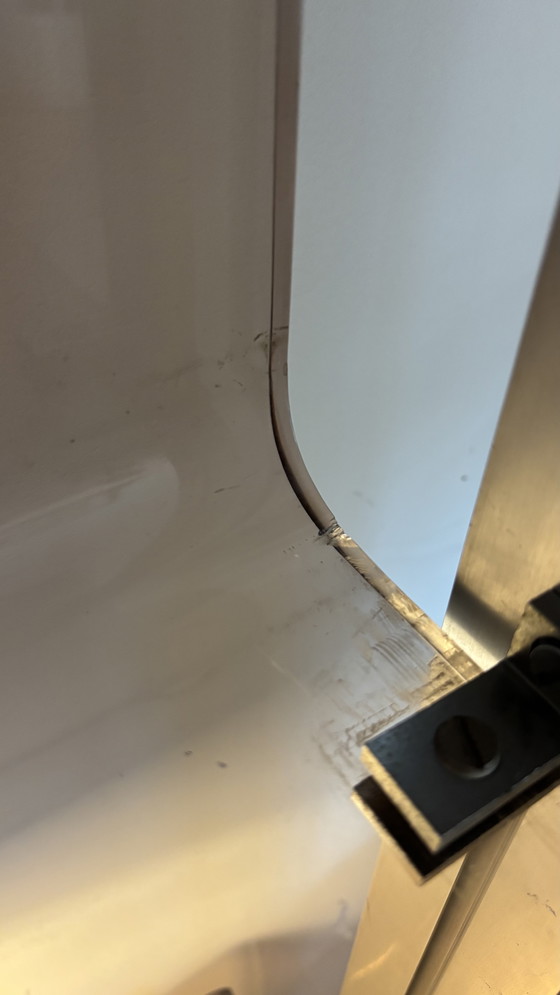 Image 1 of Michel Dumas Chrome Plexiglass Shelf Units by Roche Bobois