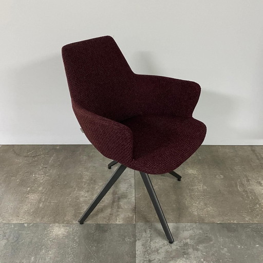 Maple set van 4 – Bert Plantagie, eetkamerstoelen, Plastic, Textile