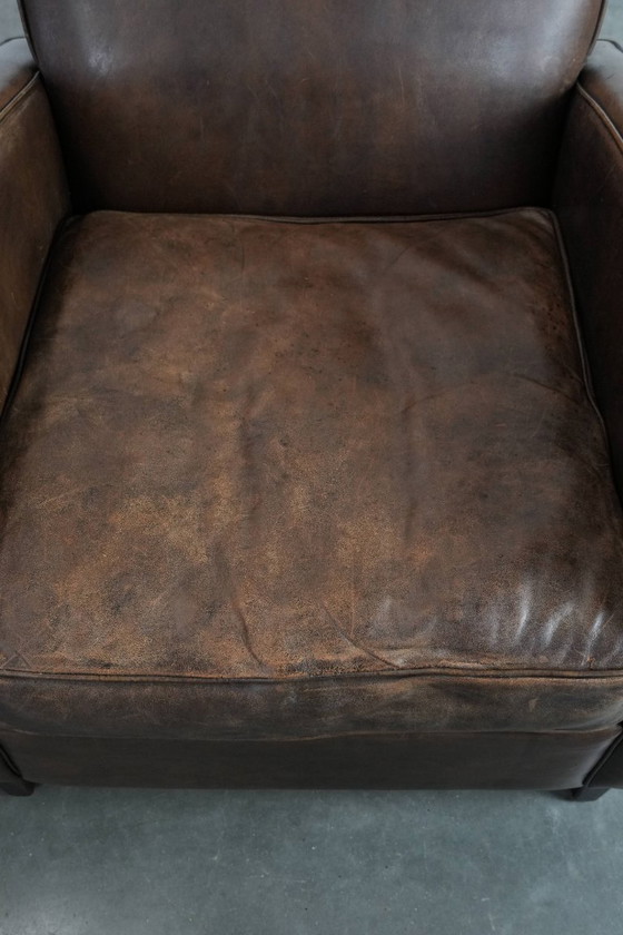 Image 1 of Elegante set di due poltrone in pelle di pecora