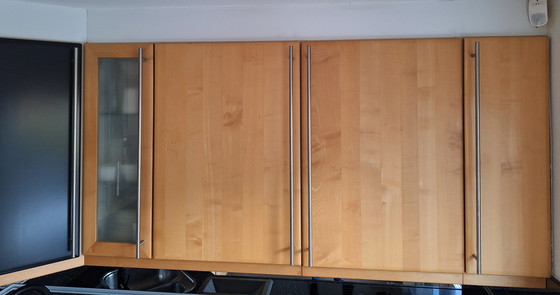 Image 1 of Eggersman corner kitchen with solid wood doors