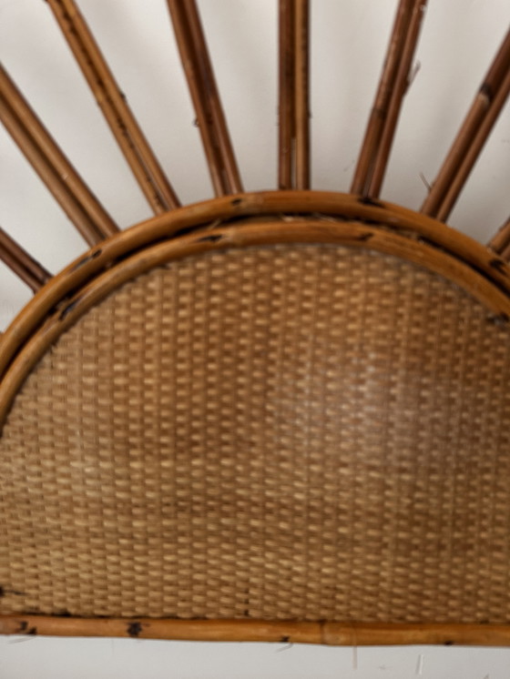 Image 1 of Tête de lit 70s Rattan