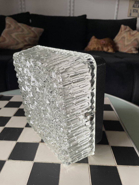 Image 1 of Lampada da soffitto a globo in vetro Holophane, 1960