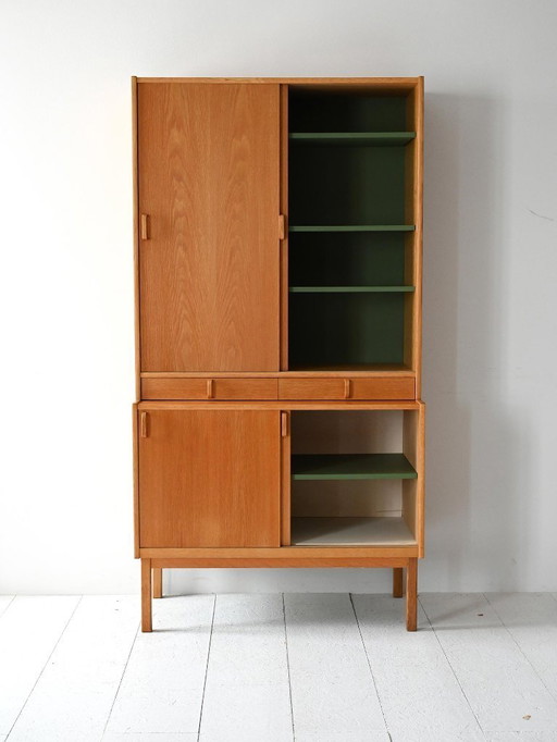Bibliothèque scandinave vintage en chêne par Bodafors
