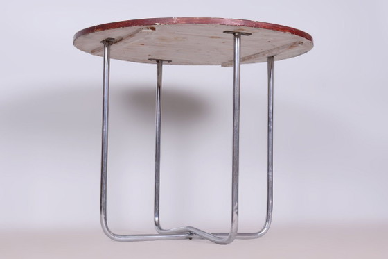 Juego de comedor original Bauhaus, de Hynek Gottwald, cromado, checo, década de 1930. – Conjuntos de comedor (photo 16 of 16)