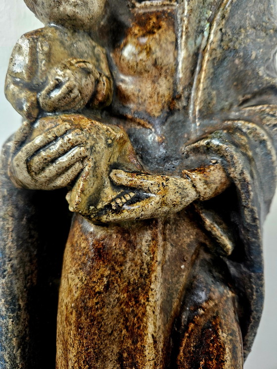 Image 1 of Ceramic statue of Mary wall model