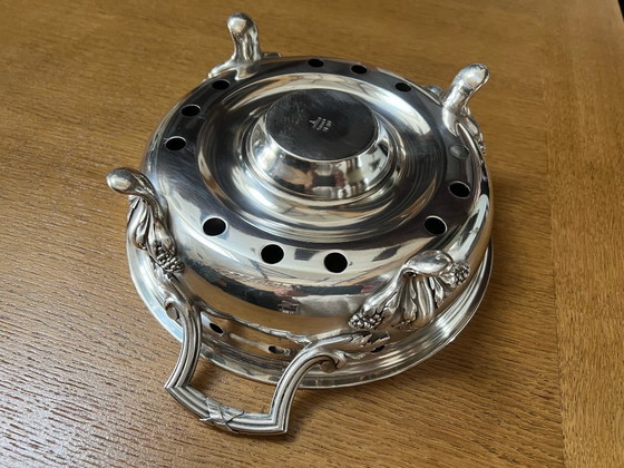 Image 1 of Vintage Christofle Silver-Plated Metal Food Warmer