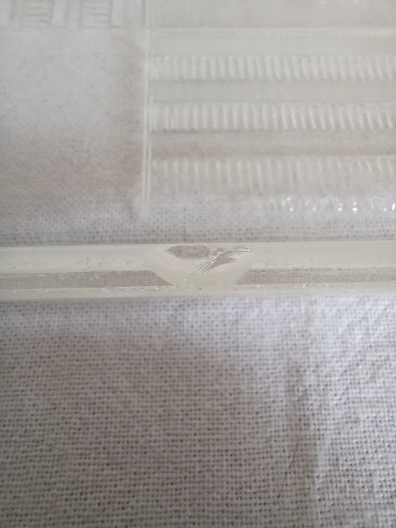 Image 1 of Val Saint Lambert 'Luxval' butter dish - Severina model - Art Deco 1935