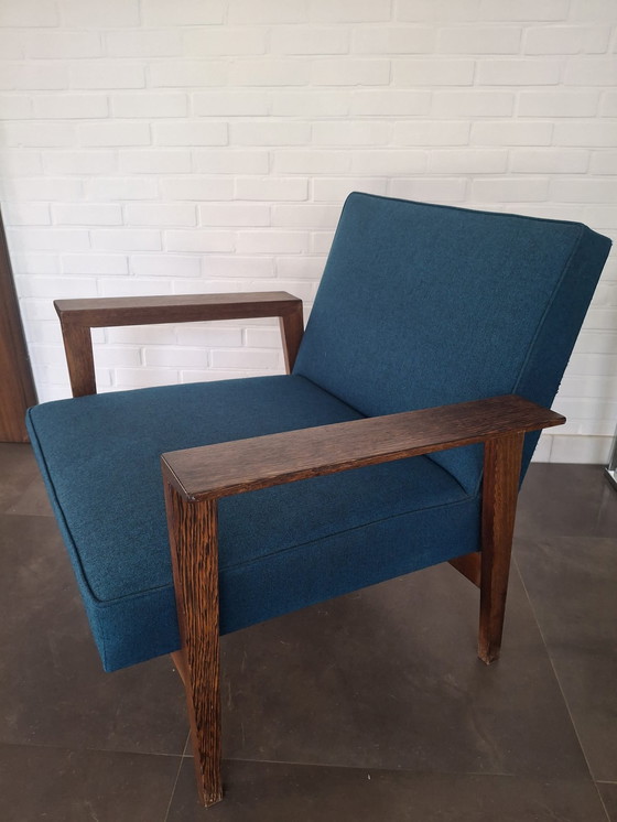 Image 1 of Fauteuil lounge vintage scandinave style Mid-Century Modern
