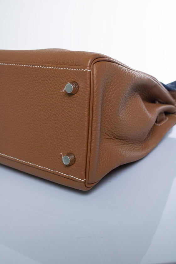 Hermes, Bolso Kelly 28 Retourne de oro – Hermès, Bolsos de mano, Lambskin (photo 12 of 15)