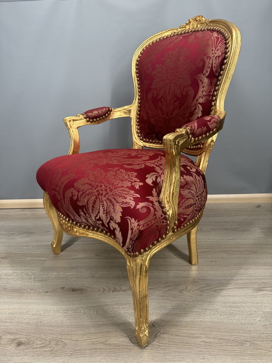 Image 1 of Poltrona in stile Luigi XV