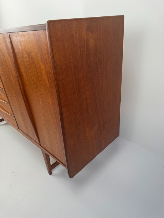 Image 1 of  Kurt Løvig for Faarup Møbelfabrik Danish Credenza – Sculptural Teak Masterpiece