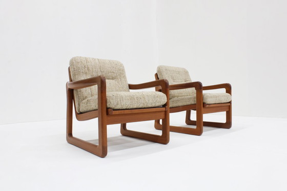 Image 1 of Set Vintage Mid-Century Fauteuils Teak Holstebro Möbelfabrik 1960s