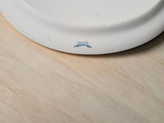 Oval semi-hollow dish in English earthenware "Cheltenham" — F. Winkle & Co – Crockery, Porcelain, Art Nouveau (photo 6 of 8)