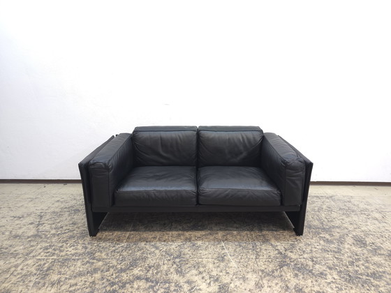 Image 1 of Sofá Cassina Duc, sofá de diseño, sofá de piel, sofá Mario Bellini negro