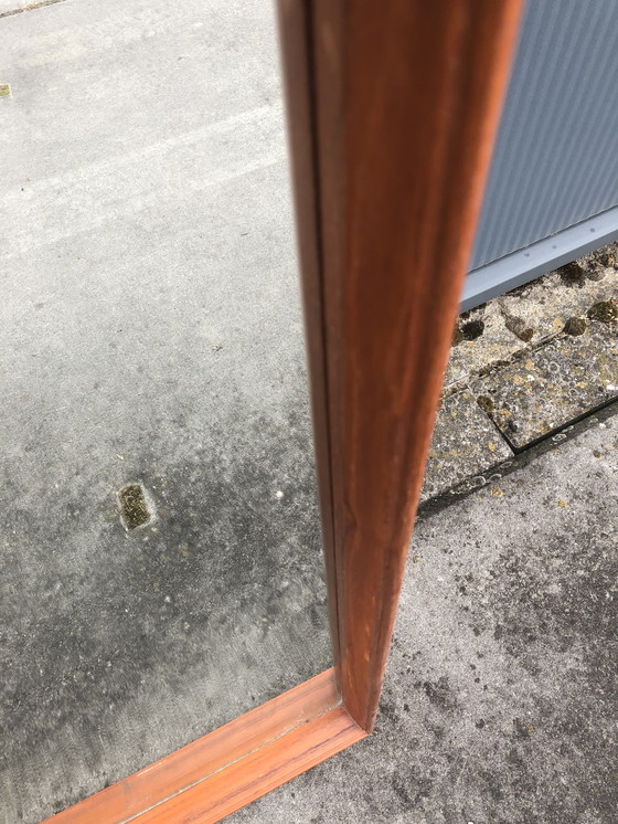 Image 1 of Vintage mirror with teak wood frame