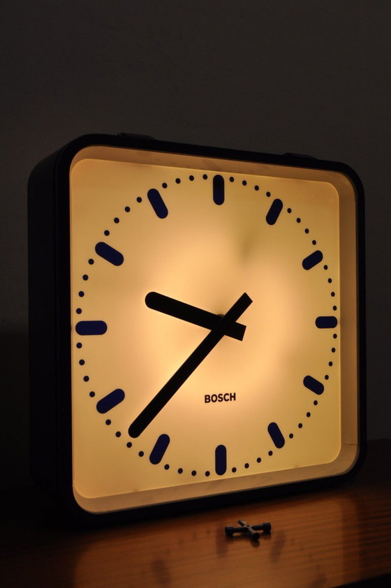 Image 1 of Horloge murale vintage de gare NS