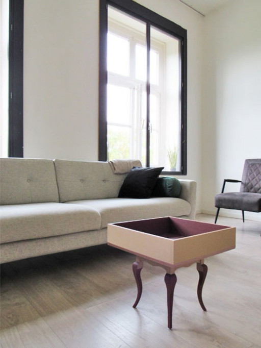 Tavolino da caffè in legno d'epoca