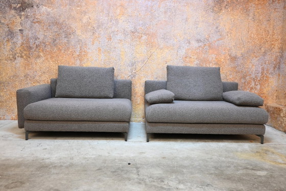 Rolf Benz Nuvola design modular sofa in taupe fabric, Textile (photo 2 of 6)