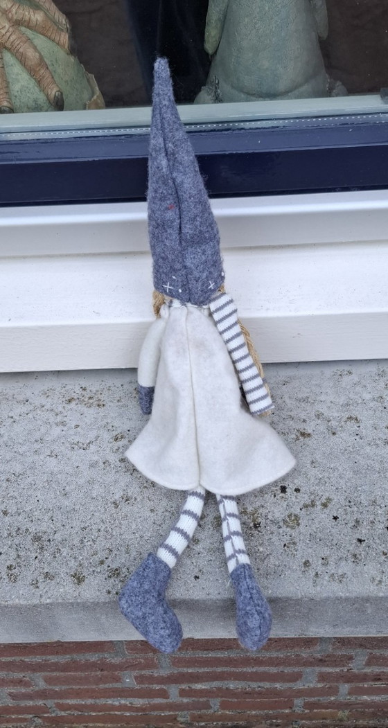 Decorative Handmade Christmas Doll.🌲 – Decorative Objects, Textile, Wool (photo 3 of 7)
