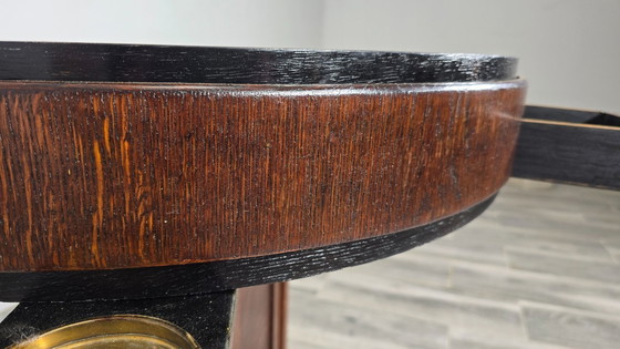 Image 1 of Art Deco Schaak/Pokertafel