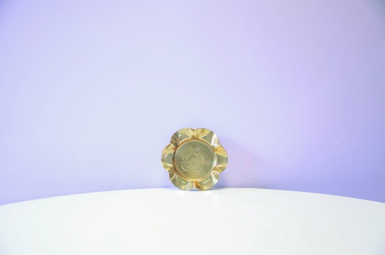 Ciotola Vintage in Ottone Motivo Floreale – Accessori da tavola, Brass (photo 3 of 5)