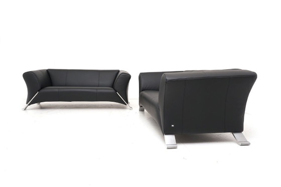 Image 1 of Rolf Benz 322 Garnitur Couch Sofa 2x Zweisitzer Zweieinhalbsitzer Leder