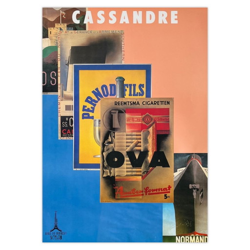 BIN. CASSANDRE Vive la France – Cassandre-Ausstellung in Japan, Plakat 1984