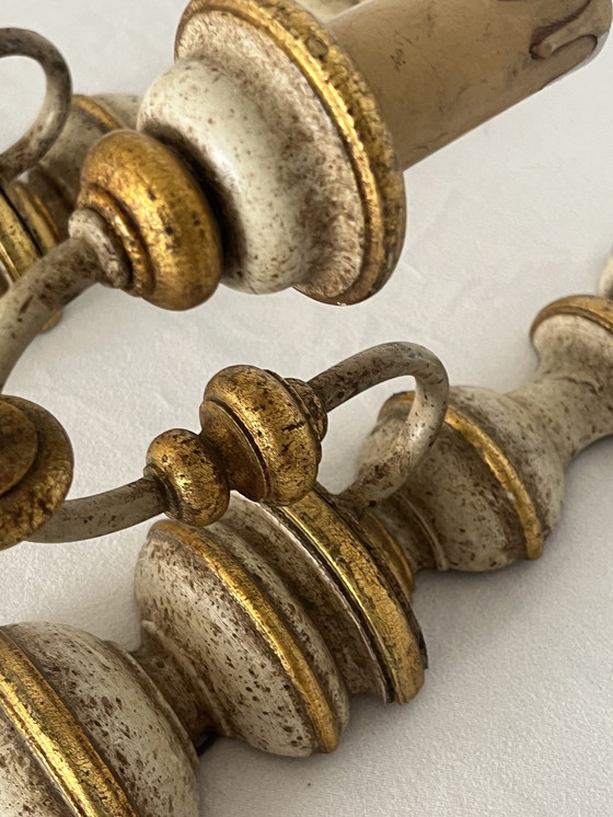 Image 1 of Antique pair of wall lamps from the 1800s