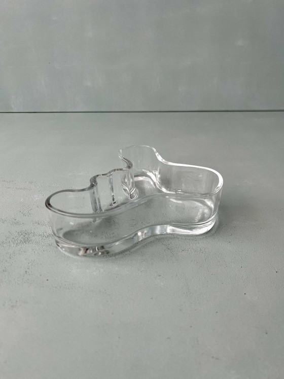 Image 1 of Bol Alvar Aalto en verre Ittala, finition transparente, design