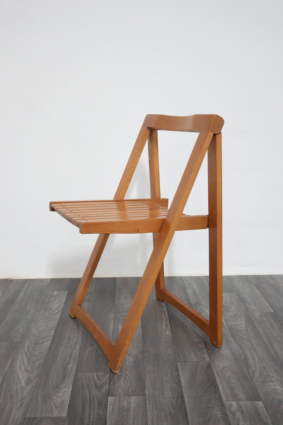 Image 1 of Aldo Jacober For Alberto Bazzani 4 Chairs Mod. Trieste 1960s Vintage Design
