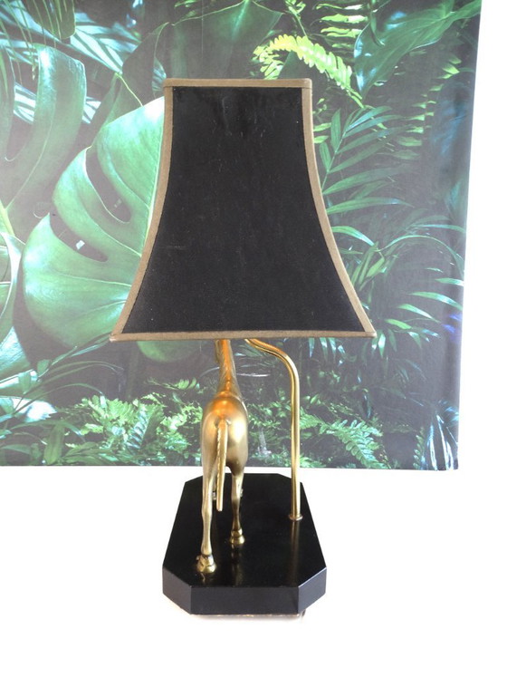 Image 1 of Lampe cheval, style Maison Jansen.