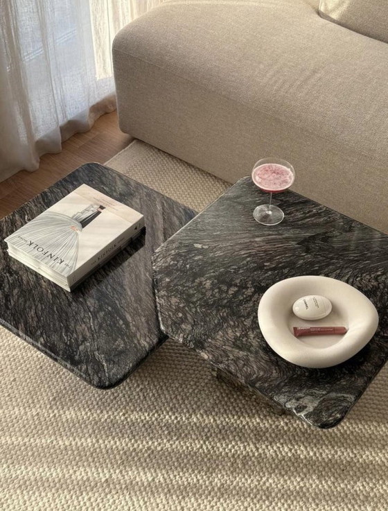 Image 1 of Vintage marble coffee table set