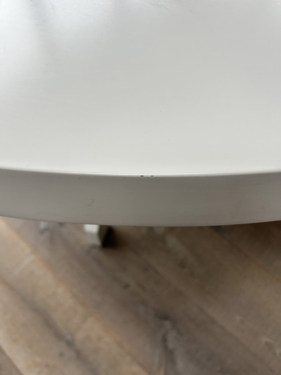 Image 1 of Ronde witte tafel 140 doorsnee ICCOON 