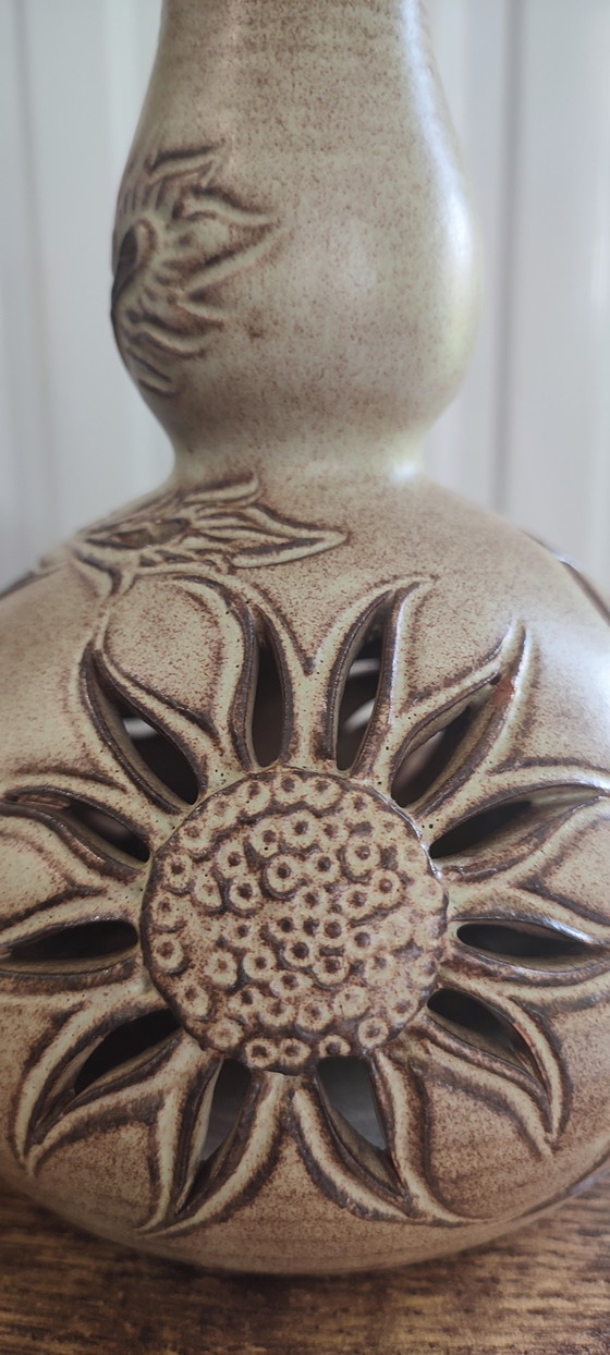 Image 1 of Vallauris ceramic lamp base by Fonck & Mateo