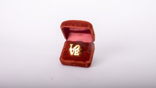 Robert Indiana & Charles Revson - The Love Ring
