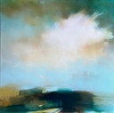 Tide Washing pintura abstracta paisajística costera impresionista obra de arte original