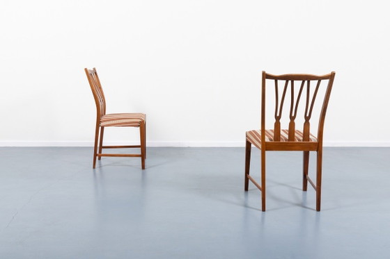 Image 1 of Ensemble de salle à manger suédois moderne du milieu du siècle par Nils Jonsson pour Hugo Troeds