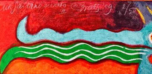 Clemens Briels - Stampa serigrafica realizzata a mano, Un Jardiro Secreto - Incorniciata (Grande) – kunst (photo 2 of 5)